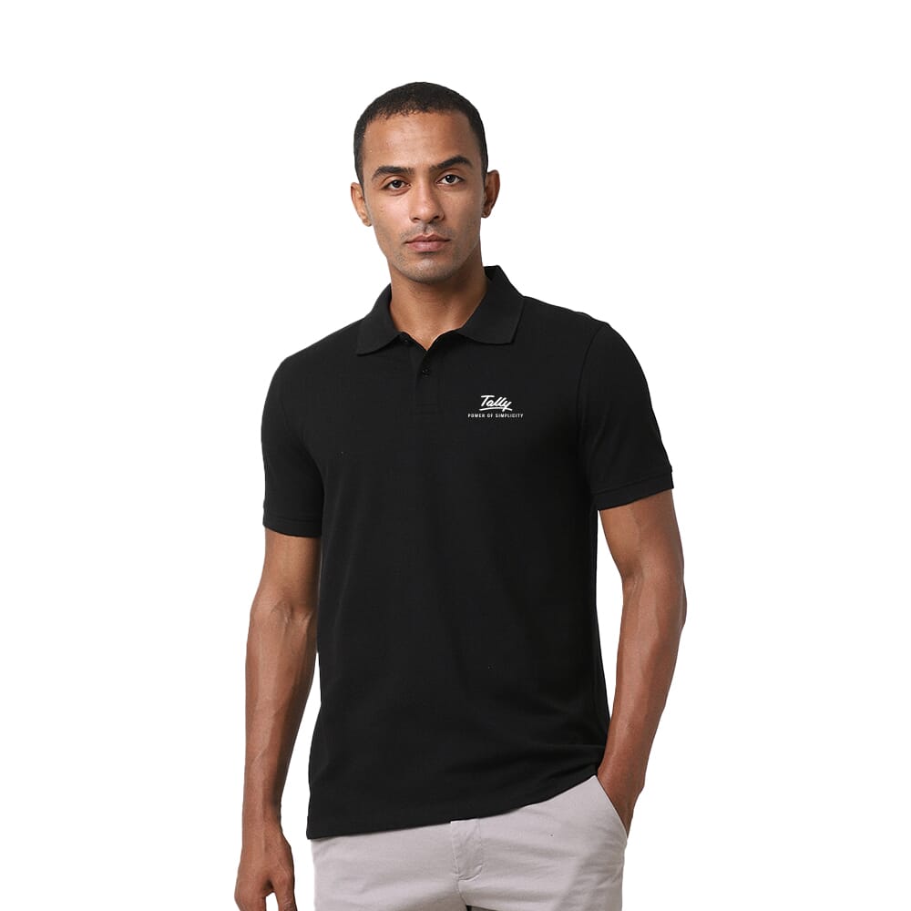 Jack & Jones Madd Unisex Polo T-shirt - Black